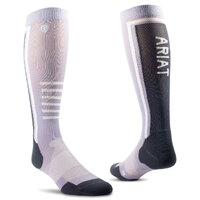 Ariat Unisex AriatTEK Slimline Performance Socks (10043934) Lavender Aura/Periscope One Size [SD]