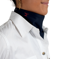 Just Country Womens Carlee Double Sided Scarf (SCFCHNV) Navy/Chilli OSFM