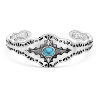 Montana Silversmiths Montana Skies Turquoise Cuff Bracelet (BC6102)