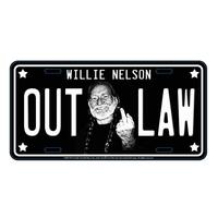 Ocean Peak Willie Nelson Licence Plate "Finger" (OPTS6066)