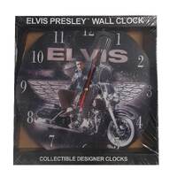 Ocean Peak Elvis Clock Motorcycle w/Wings (OPWC8779)