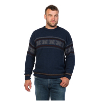 MKM Mens Blizzard Sweater (MS1717) Denim