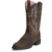 Ariat Womens Heritage Stockman Boots (10001605) Driftwood Brown