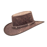 Barmah Squashy Kangaroo Crackle Hat (1018) Hickory