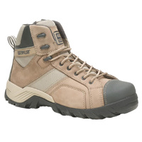 CAT Mens Argon Hi Zip Sided Steel Toe Boots (P725325) Taupe