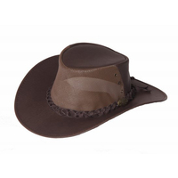 Jacaru Kangaroo Breeze Leather Hat (1150)
