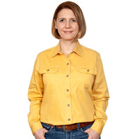 Just Country Womens Brooke Work Shirt (50502) Butter