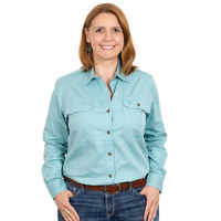 Just Country Womens Brooke Work Shirt (50502) Reef