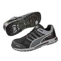 Puma Mens Elevate Knit Safety Shoe (643167) Black/Grey  [GD]
