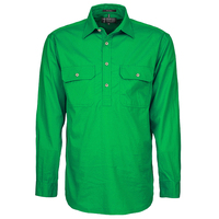 Ritemate Mens Pilbara Closed Front Shirt (RM200CF) Emerald