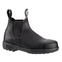 Rossi Mens Apollo Elastic Sided Safety Boots (701) Black