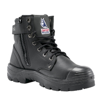 Steel Blue Mens Argyle Zip Safety Boots (332152) Black