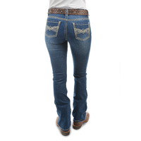 Pure Western Womens Savannah Bootcut Jeans - 34 Leg (PCP2208127) Morning Sky