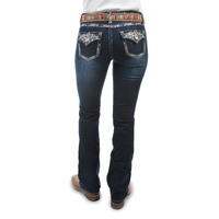 Pure Western Womens Taylor Bootcut Jeans - 34 Leg (PCP2207130) Midnight