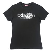 Allingtons Logo Womens Tee (JB_1LHT) Black 