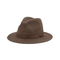Avenel Hats Johnny Australian Wool Felt Safarai Hat (DF47) Bark