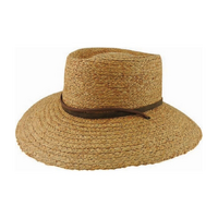 Avenel Hats Braided Raffia Aussie Hat (21668) Toast [SD]