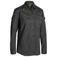 Bisley Womens X Airflow Ripstop L/S Shirt (BL6414_BCCG) Charcoal  [GD]