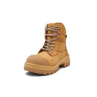 Blundstone Womens Rotoflex TPU Composite 6" Zip Lace Up Safety Boots (8860) Wheat