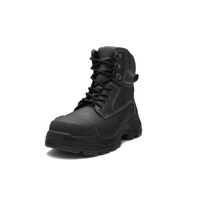 Blundstone Unisex Rotoflex PUR-Safety 150mm Ankle Zip Lace Up Boots (9061) Black