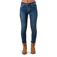Bullzye Womens Annabelle Super Skinny Jeans (B2W2203155) Mid Wash [SD]