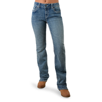 Bullzye Womens Dahlia Bootcut Jeans (B2W2201156) Moonshine
