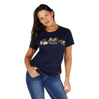 Bullzye Womens Bindi S/S Tee (B5S2503460) Navy