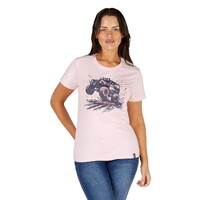 Bullzye Womens Grace S/S Tee (B5S2503461) Blush