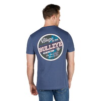 Bullzye Mens Blaze S/S Tee (B5S1503480) Blue Steel