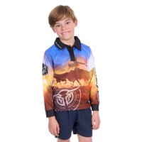 Bullzye Boys Outback L/S Fishing Tee (B5S3569492) Multi