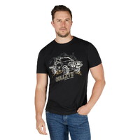 Bullzye Mens Dusk S/S Tee (B5S1503481) Black