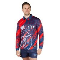 Bullzye Mens Bullzye L/S Fishing Tee (B5S1568495) Multi