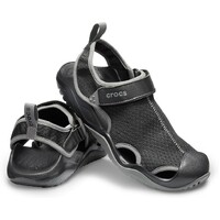 Crocs Mens Swiftwater Mesh Desk Sandals (205289-001) Black
