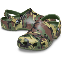 Crocs Unisex Classic Camouflage Clogs (211936-3TC) Army Green/Multi