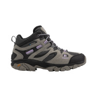 Hi-Tec Womens Ravus Lite Mid WP Hiking Boots (HOWRV210) Grey/Charcoal/Lavender