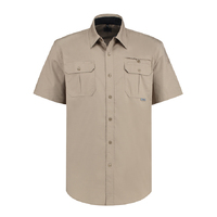 Magnum Mens Sitemaster S/S Shirt (MASR100-BRK) Brick [SD]