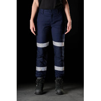 FXD Womens WP-4WT Reflective Cuffed Work Pants (FX12206208) Navy