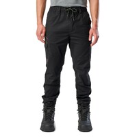 FXD Mens WP-12C Elastic Waist Stretch Ripstop Cuffed Work Pants (FX02506027) Black