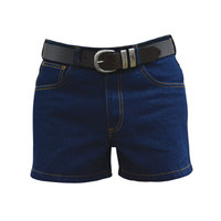 Hard Slog Mens Stretch Denim Shorts 8 inch Leg (HCP1309105) Dark Blue