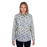 Hard Slog Womens Lynn Half Button L/S Shirt (H5S2101156) Multi