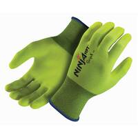 Mack Ninja GripX Gloves (NIGRPXHPT) Fluro Yellow