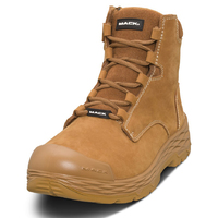 Mack Mens Force Zip-Up Safety Boots (MK0FORCEZ) Honey