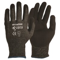 Frontier Iguana Cut 5 Nitrile Gloves (FRIGUANC5BK) Black
