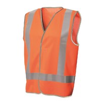 Frontier Recycled Hi Vis with Reflective Tape Safety Vest (FRDNRVESTOO) Orange