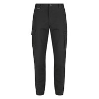 Mack Mens Elastic Waist Cuffed Pants (MKSTCP001BBR) Black