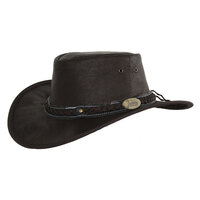 Jacaru Roo Nomad Outback Traveller Hat (1111) Black [AD]