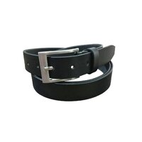 Jacaru Unisex Leather Belt - 40mm (6011) Black