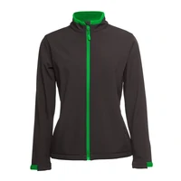 JB's Womens PDM Three Layer Softshell Jacket (3WSJ1GE) Charcoal/Pea Green [SD]
