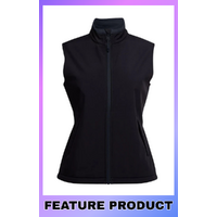 JB's Womens PDM Three Layer Softshell Vest (3WSV1NX) Navy [SD]