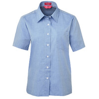 JB's Womens Original S/S Fine Chambray Shirt (4LSLSX) Light Blue [SD]